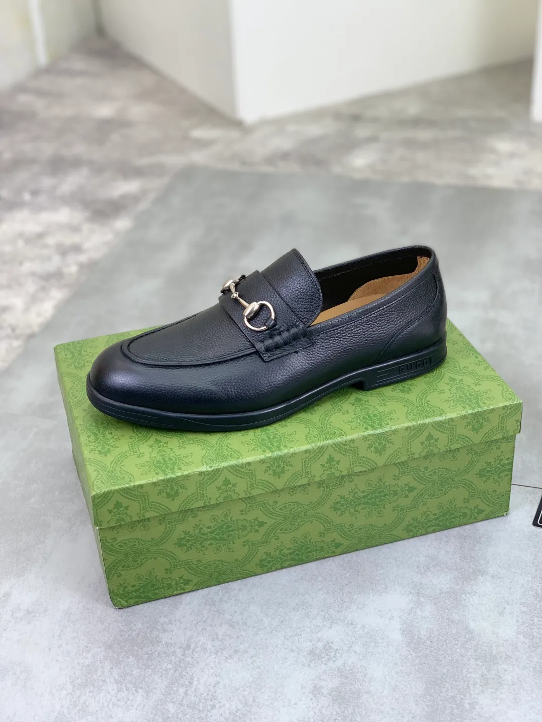 Men's men's shoes 💰P520 [New style] Water dyed cowhide 💰💎💎💎 [Gucci] GUCCI high-end classic men's formal business leather shoes, original order 1:1 authentic goods! Original imported high-end calfskin, original metal buckle, imported first-layer cowhide lining for feet, original outsole, men's shoe size: 38-44 (45 customized) Multiple colors available